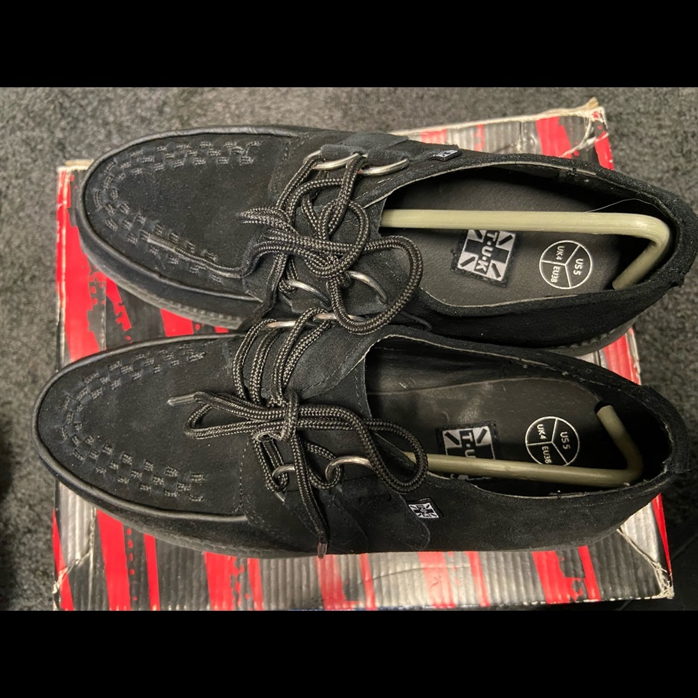 T.U.K. Black Suede Mondo Creepers